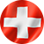 Schweiz Flagge Icon rund